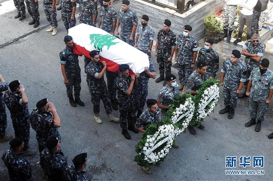（國際）（3）黎巴嫩貝魯特：送別大爆炸事故犧牲消防員