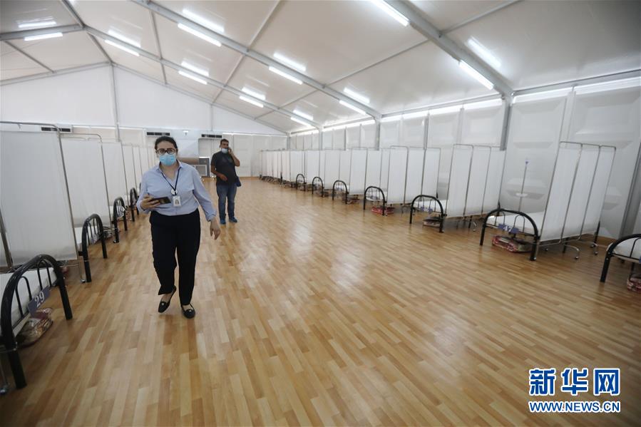 （国际）（1）卡塔尔援助黎巴嫩野战医院投入使用