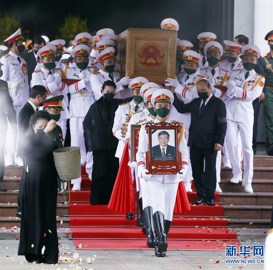 （國際）（2）越南為原越共中央總書記黎可漂舉行國葬