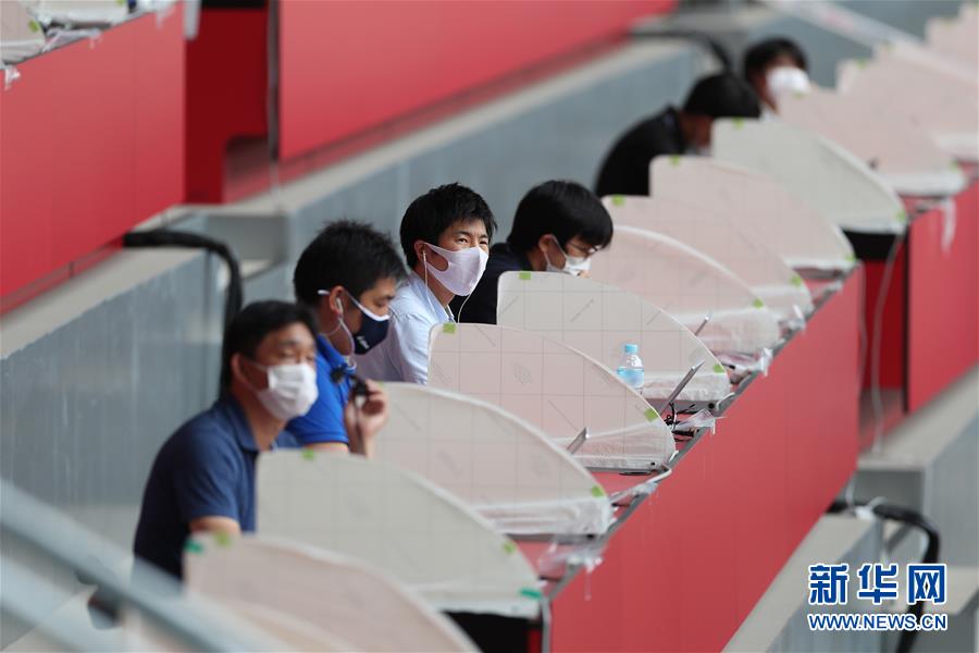 （体育）（4）田径&mdash;&mdash;东京奥运会主体育场举行首场正式田径比赛