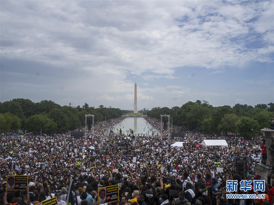 （国际）（1）美国民众举行反种族歧视和暴力执法大规模示威活动