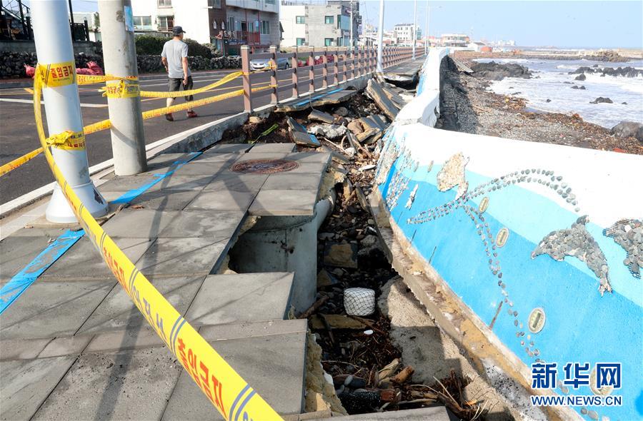 （國際）（2）超強颱風“美莎克”過境韓國致1死1傷