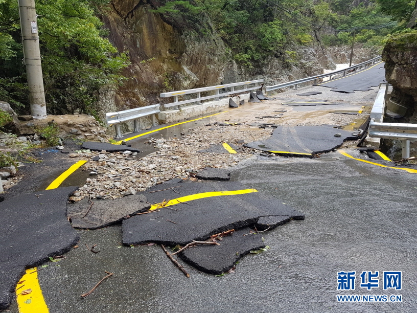 （国际）（5）台风“海神”过境韩国致2人失踪