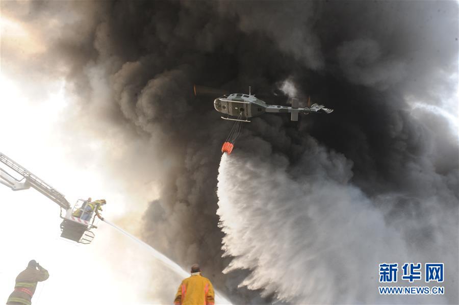（国际）（4）黎巴嫩贝鲁特港口区仓库发生火灾