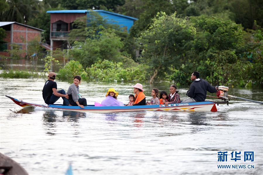 （国际）（1）柬埔寨洪灾已致34人丧生