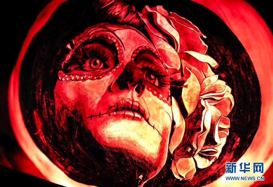 （国际）（4）美国芝加哥植物园举办南瓜灯展