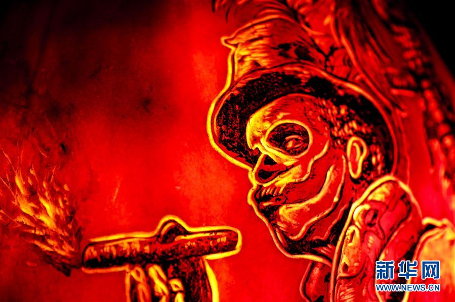 （国际）（7）美国芝加哥植物园举办南瓜灯展