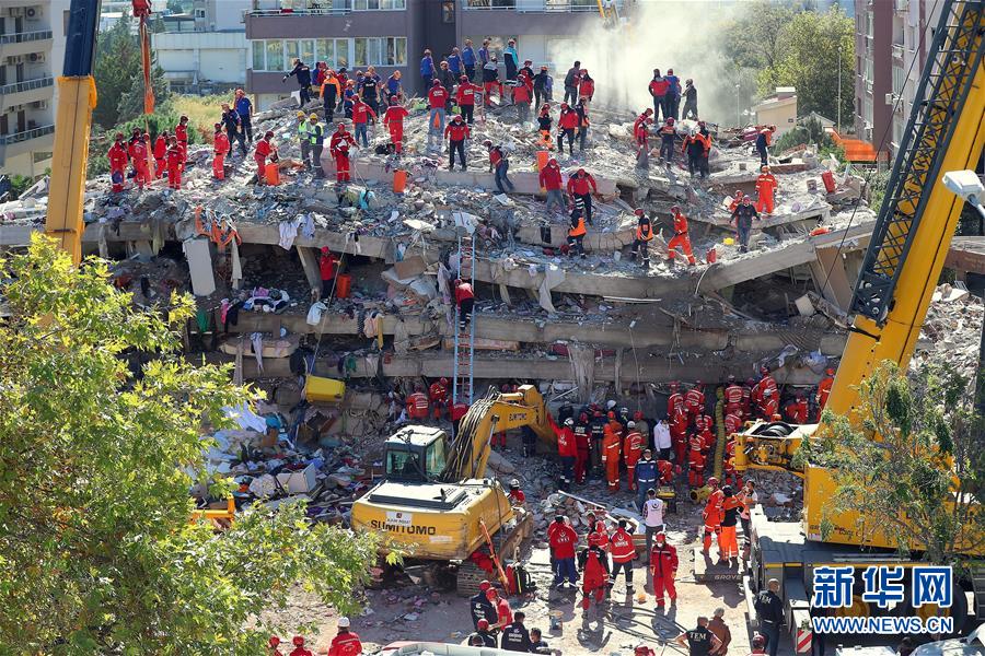 （国际）（10）爱琴海地震致土耳其、希腊至少27人死亡