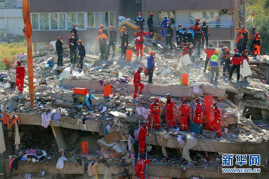 （国际）（11）爱琴海地震致土耳其、希腊至少27人死亡