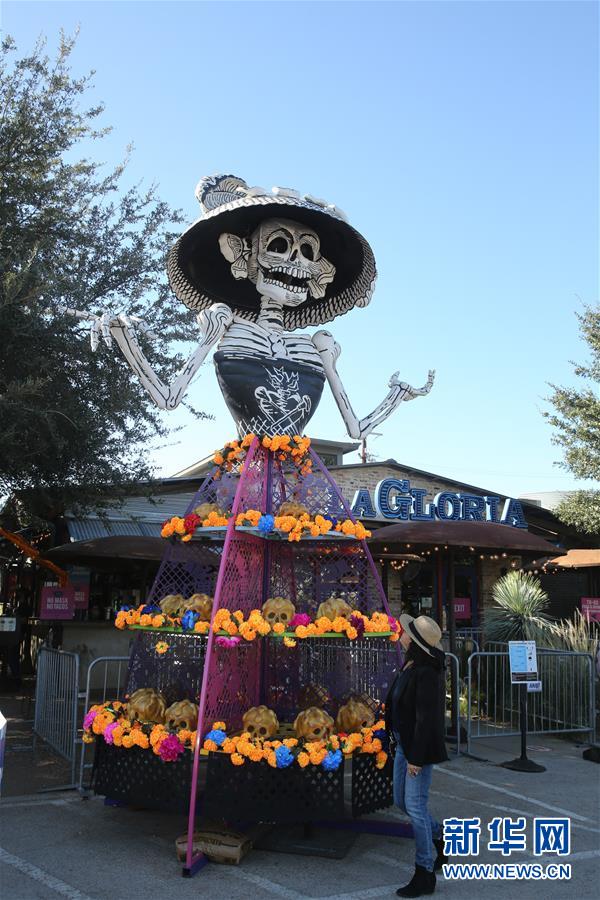 （国际）（3）美国圣安东尼奥：亡灵节怀念逝者
