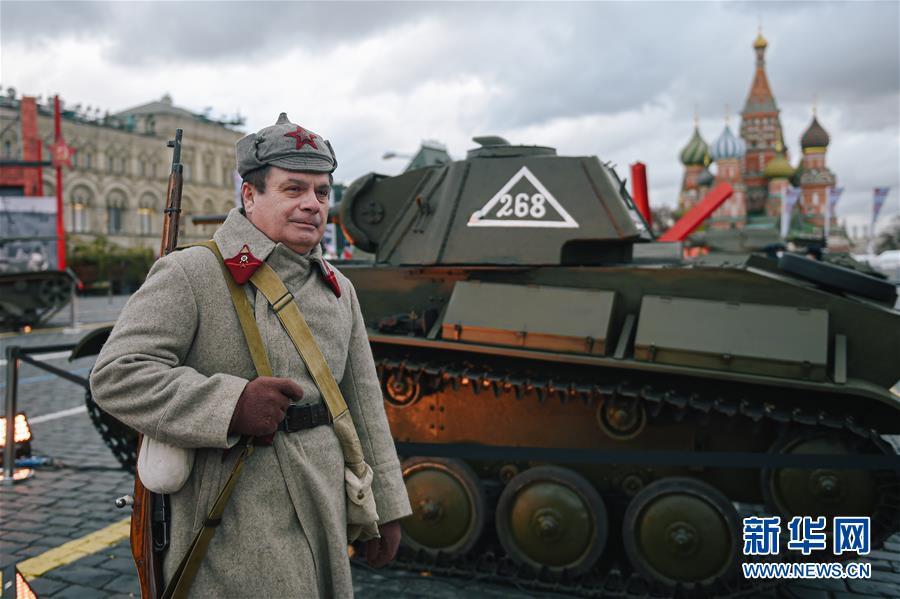 （国际）（9）俄罗斯举行1941年红场阅兵式纪念活动