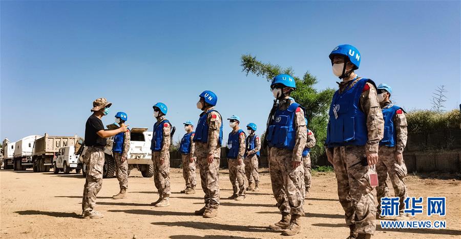 （国际）（2）中国赴苏丹达尔富尔维和工兵分队完成首次跨区施工任务