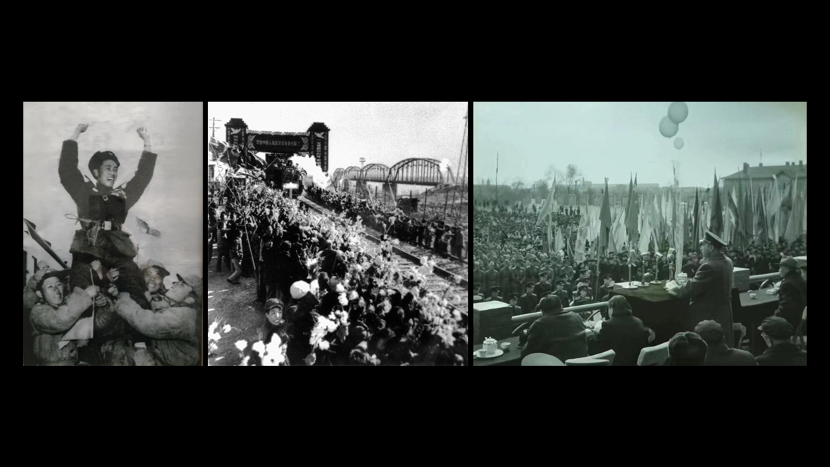 新华全媒+丨三张老照片定格志愿军凯旋瞬间