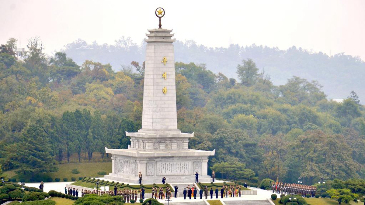 中朝友谊塔内部改造工程竣工仪式在平壤举行