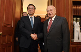 李克强:中国将希腊视为好朋友、好伙伴