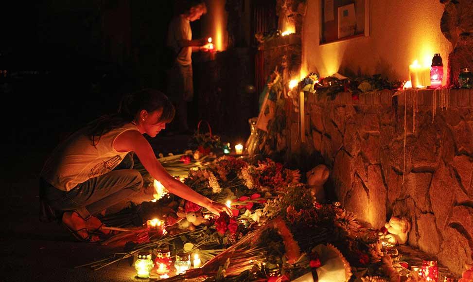 乌克兰基辅民众悼念马航MH17遇难者