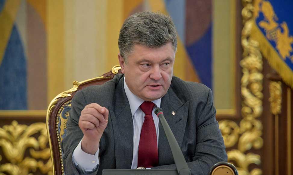 乌总统波罗申科表示乌武装力量与马航客机坠毁没有关联