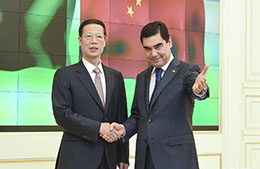 張高麗與土庫曼斯坦副總理共同主持中土合作委員會第三次會議