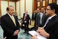 新华网专访巴基斯坦总理穆罕默德&middot;纳瓦兹&middot;谢里夫