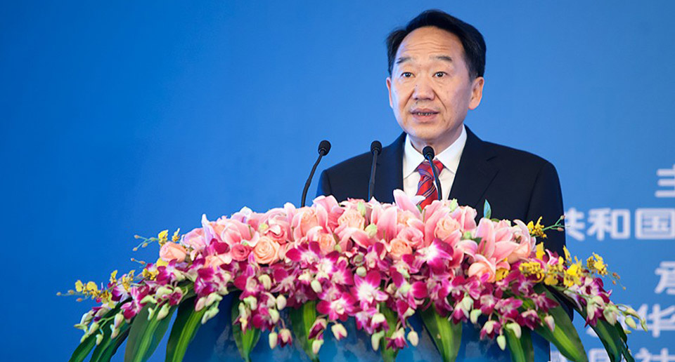 蔣建國在21世紀海上絲綢之路國際研討會上致辭