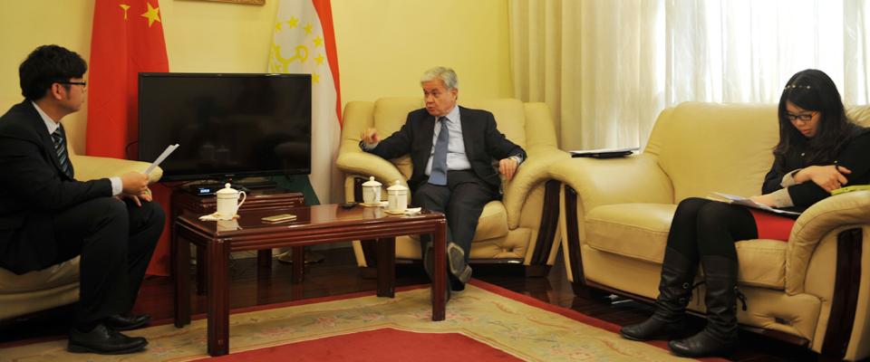 新华网专访塔吉克斯坦驻华大使拉希德·阿利莫夫