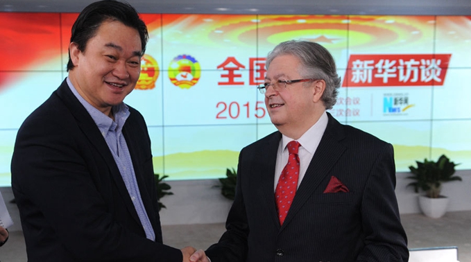 瑞士驻华大使戴尚贤接受新华网独家&ldquo;两会&rdquo;访谈