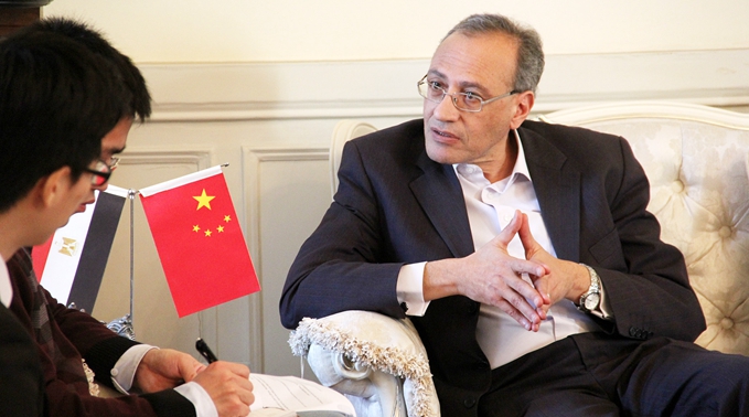 埃及駐華大使阿米爾接受新華網獨家“兩會”訪談