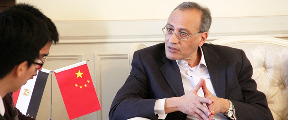埃及驻华大使阿米尔接受新华网独家“两会”访谈
