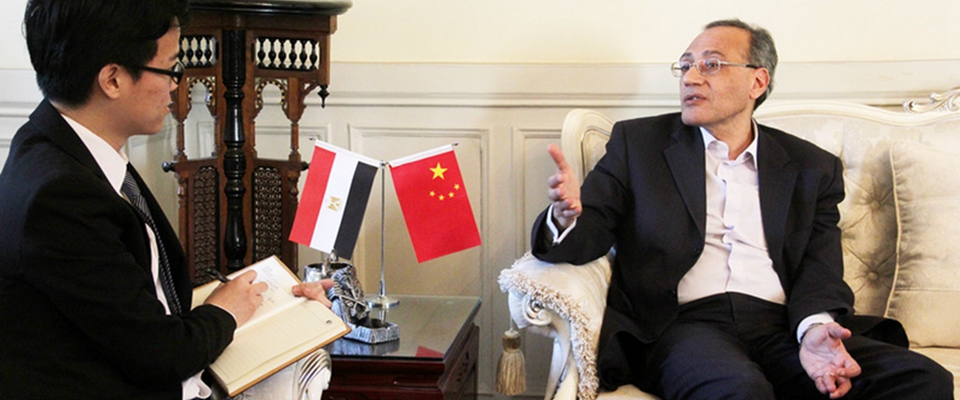 埃及驻华大使阿米尔接受新华网独家“两会”访谈