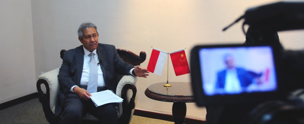 印尼駐華大使蘇更接受新華網“兩會”獨家專訪