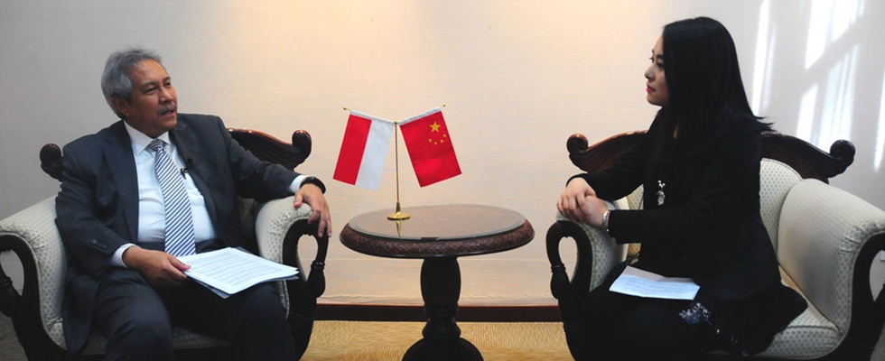 印尼駐華大使蘇更接受新華網“兩會”獨家專訪
