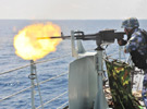中国海军第十九批护航编队特战队员海上实弹射击