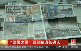 &ldquo;德国之翼&rdquo;副驾驶遗骸确认