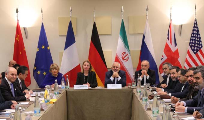 伊朗核问题六国与伊朗外长会在洛桑举行