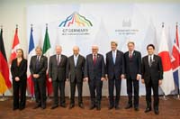 七国集团外长讨论乌克兰危机和伊朗核谈判