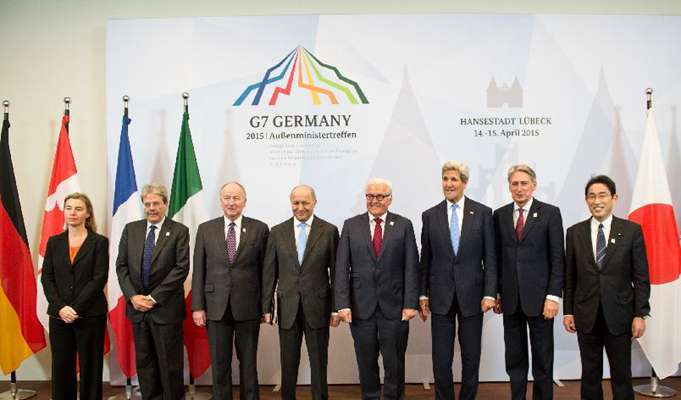 七国集团外长讨论伊朗核谈判