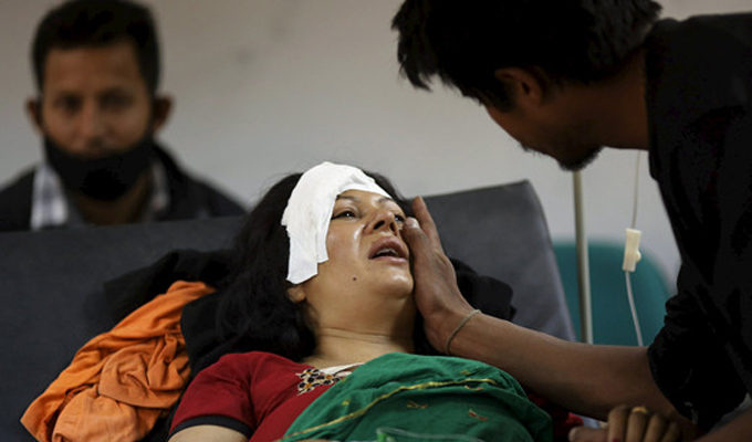 震后尼泊尔（组图）