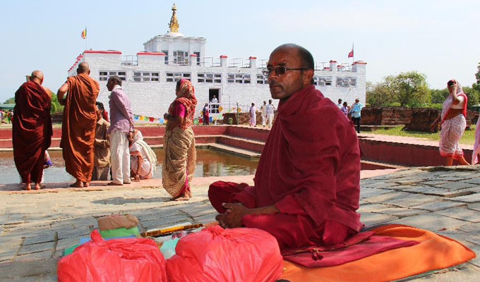 尼泊尔世界文化遗产蓝毗尼在地震中保存完好