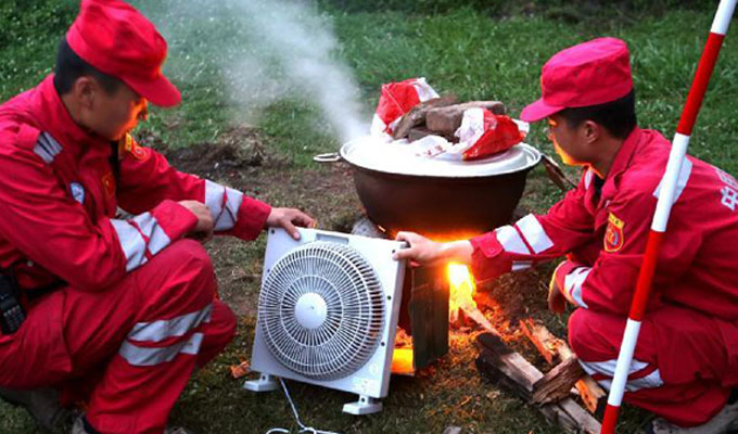中国国际救援队的震区生活