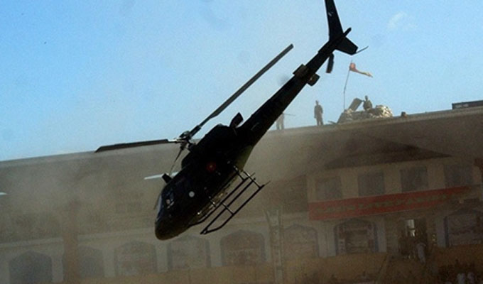 直升机坠毁巴基斯坦(图)