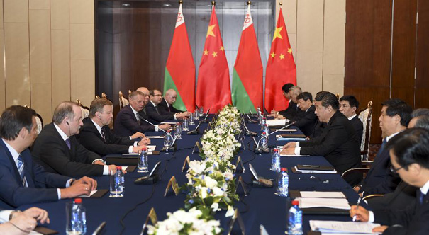 习近平会见白俄罗斯总理科比亚科夫