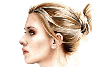 意画家绘好莱坞女星完美侧面水彩肖像画