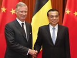 李克强会见比利时国王