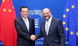李克强会见欧洲议会议长