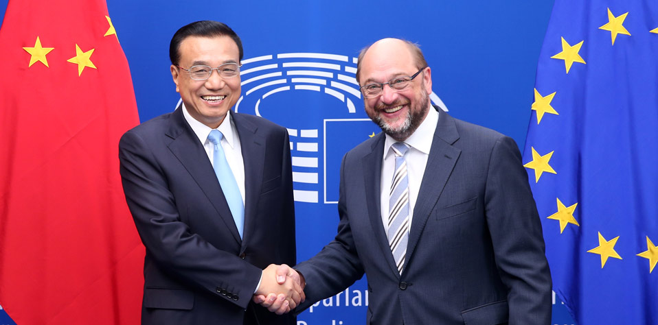 李克强会见欧洲议会议长舒尔茨