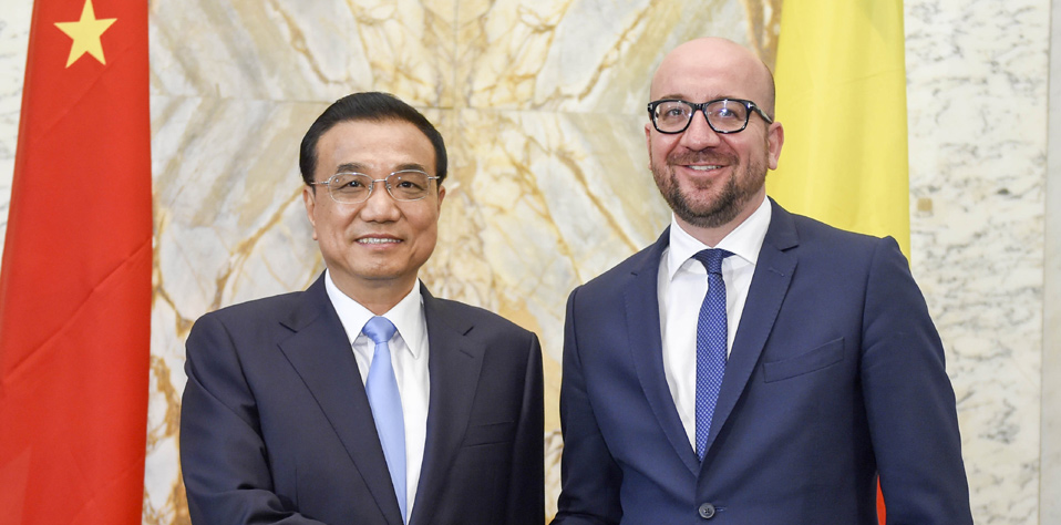 李克强同比利时首相米歇尔举行会谈
