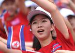 朝鲜美女啦啦队东亚杯惊艳亮相