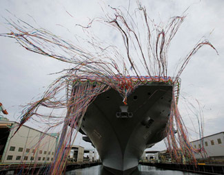 日本准航母&ldquo;出云号&rdquo;下水