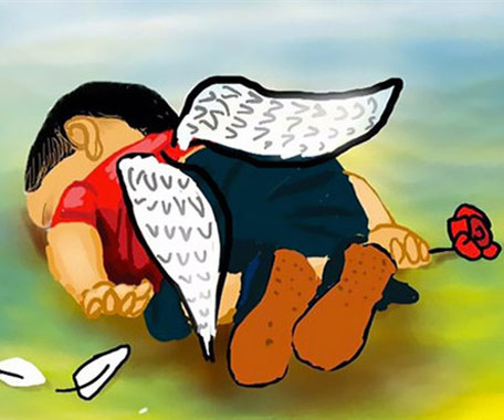 睡吧,孩子!天堂里没战乱,也不需签证!