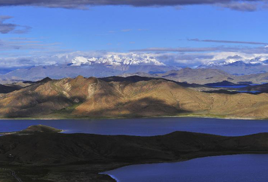 大美西藏 鸟瞰羊湖